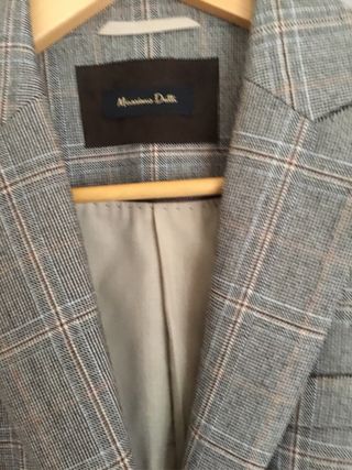 Casaco Massimo Dutti xadrez castanho