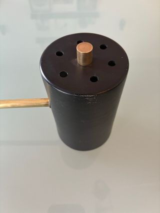 Lampada da parete vintage metallo e ottone