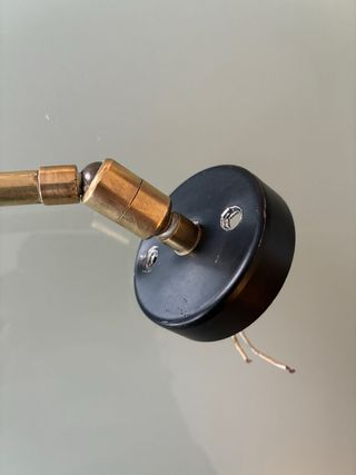 Lampada da parete vintage metallo e ottone