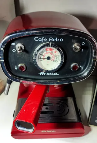 Macchina Caffè Ariete Retrò Rossa