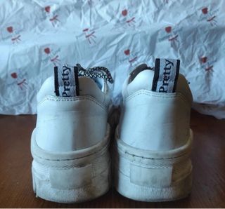 Zapatillas deportivas plataforma blancas