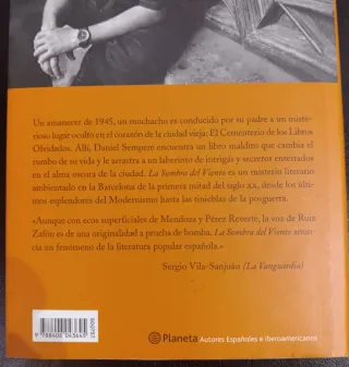 La Sombra del Viento, Carlos Ruiz Zafón