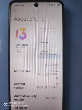 Xiaomi Redmi Note 9s