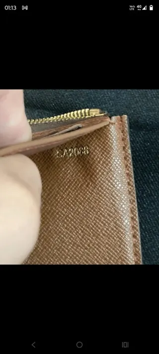 Portafoglio Louis Vuitton donna marrone