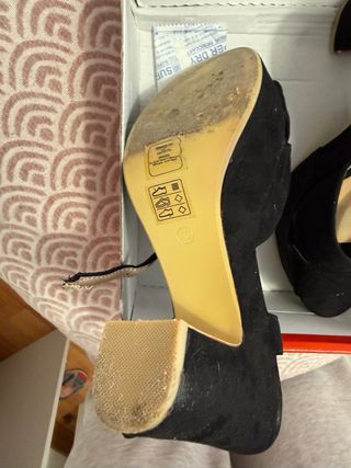 Xti Sandalias Tacón Mujer Talla 40 Negro