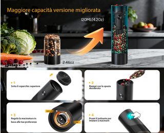 Set Macina Sale e Pepe Elettrico