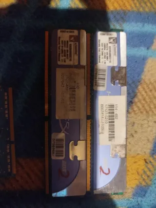 Lote RAM DDR3 y DDR2 Corsair Kingston