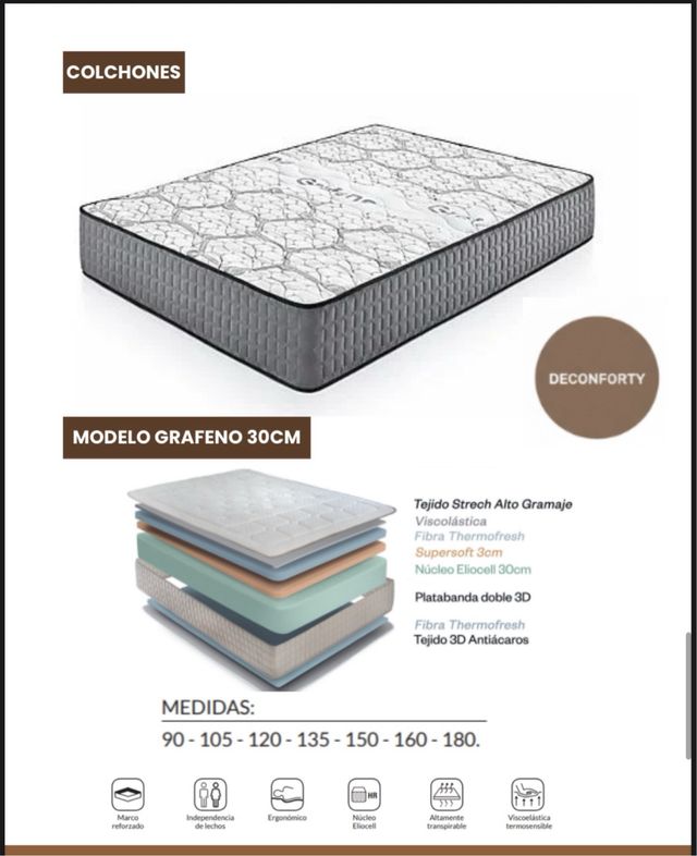 Canapé y Colchón Blanco