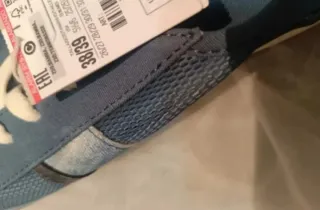 NUEVAS ZARA  38-39 Azul zapatillas casual