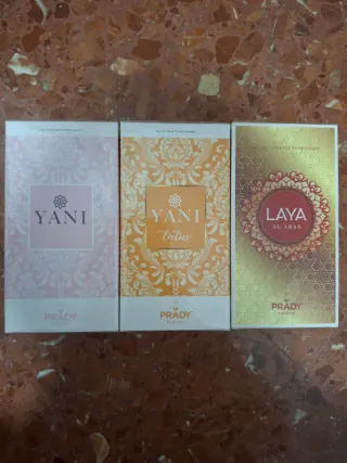 Lote 3 Perfumes YANI y LAYA PRADY