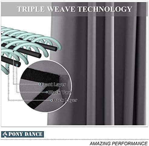 Cortina Opaca Térmica Grigia 140x180cm Nuova