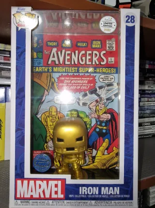 Funko Pop Iron Man 28 Marvel Comic Cover