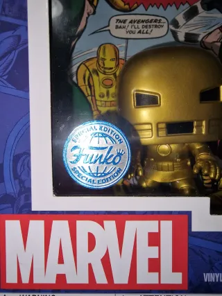Funko Pop Iron Man 28 Marvel Comic Cover