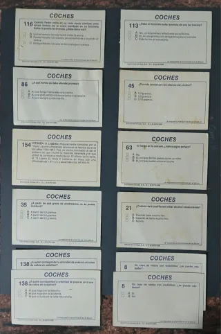 Lote 20 cromos coches Ed. Unidas 1986 Sin pegar