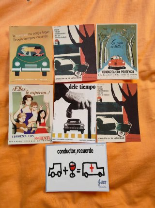 Historia de la seguridad vial en carteles +7Postal