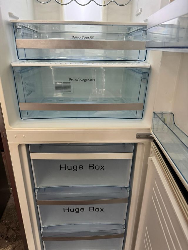 FRIGORÍFICO COMBI NO FROST MARCA TEKA EN INOX