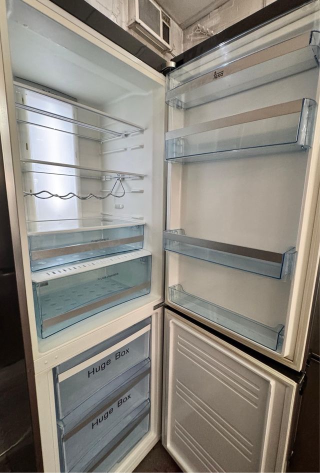 FRIGORÍFICO COMBI NO FROST MARCA TEKA EN INOX