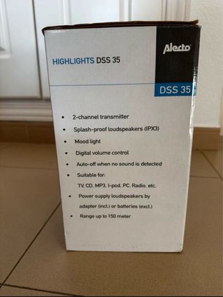 Altavoces Inalámbricos Alecto DSS 35