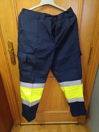 Pantalón trabajo bicolor visibilidad XL