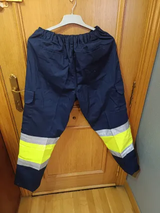 Pantalón trabajo bicolor visibilidad XL