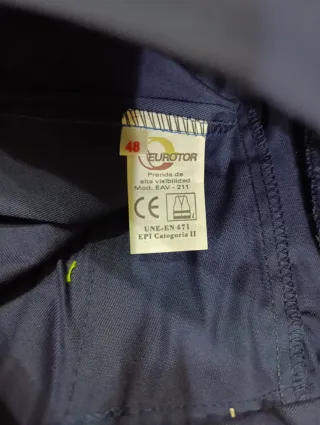 Pantalón trabajo bicolor visibilidad XL