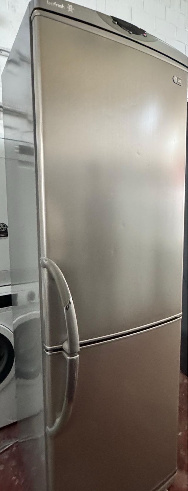 FRIGORÍFICO COMBI NO FROST MARCA LG INOX