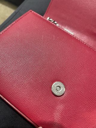 Bolso YSL Rojo Piel con Cadena