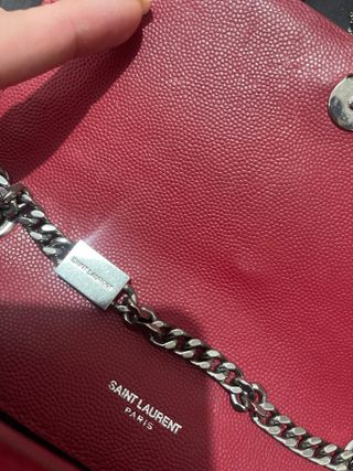 Bolso YSL Rojo Piel con Cadena