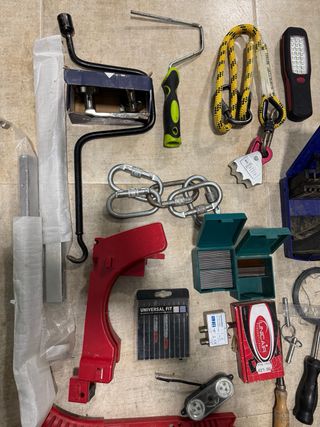 Lote herramientas y accesorios varios