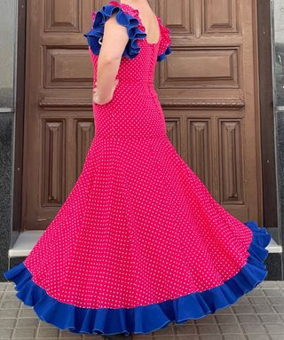 Traje de Flamenca bata fresquita Talla 42-44 -46