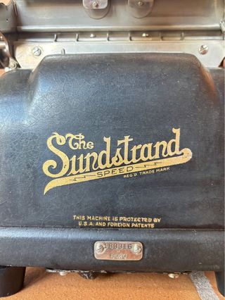 Antigua Calculadora Mecánica Sundstrand 1926