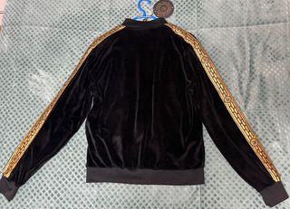 Chaqueta Vintage Bomber SikSilk Negra Talla M