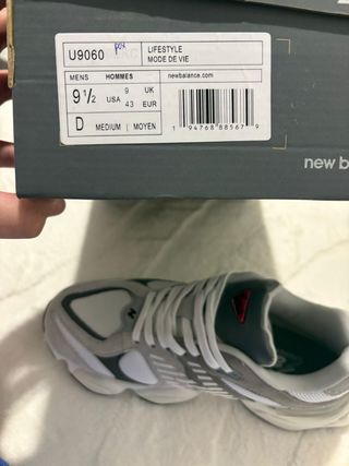 Zapatillas New Balance 9060 Gris/Blanco
