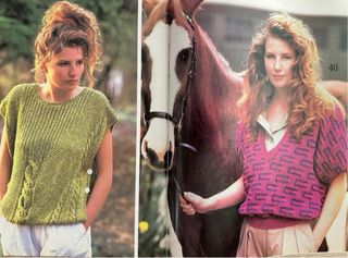 Revista con lanas y moda