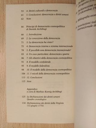 DIRITTI UMANI E DEMOCRAZIA COSMOPOLITICA