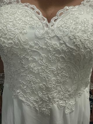 Vestido de Novia Blanco Talla 46
