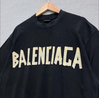 Balenciaga Camiseta Negra Talla M