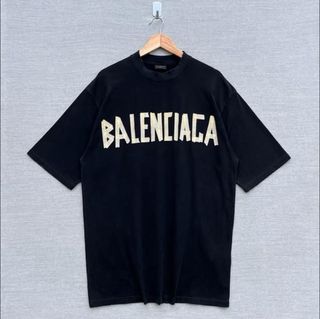 Balenciaga Camiseta Negra Talla M