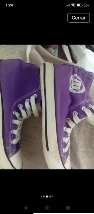 2 Pares Mustang Botín Azul y Morado