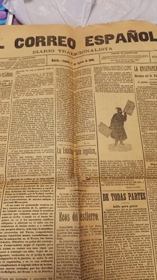 Periódicos fin S. XIX buen estado