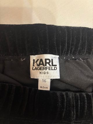 Pantalón Karl Lagerfeld negro niña
