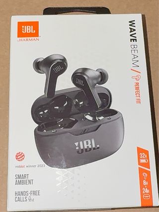 Auriculares JBL Wave Beam Negros TOTALMENTE NUEVOS
