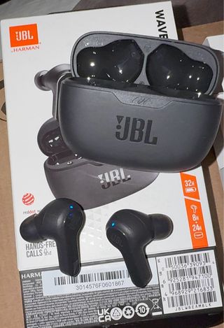Auriculares JBL Wave Beam Negros TOTALMENTE NUEVOS