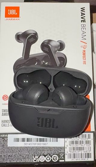 Auriculares JBL Wave Beam Negros TOTALMENTE NUEVOS