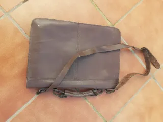 Maletín vintage marrón piel