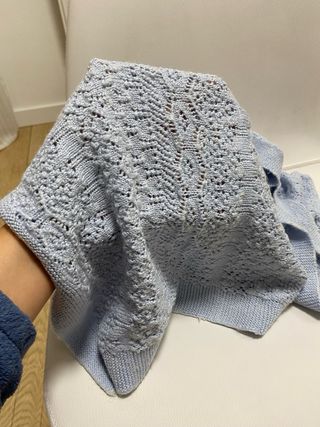 Lote 4 piezas: Mantas y muselinas cuna