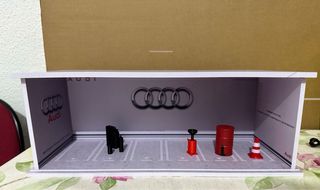 Garaje escala 1/64 Audi Hot Wheels