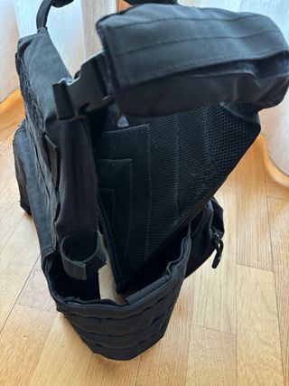 Gilet tattico softair nero