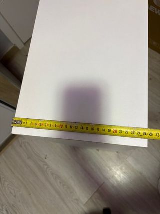 Mueble zapatero blanco