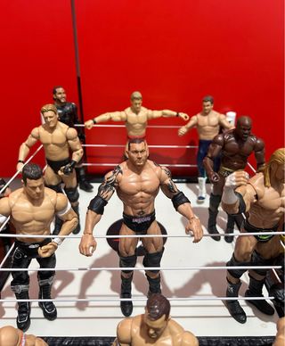 Action Figures Wrestling WWE + Ring